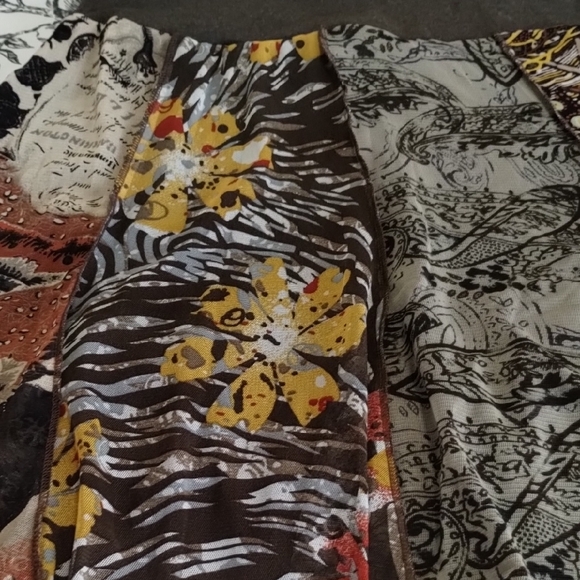 Multicolor Patchwork Skirt - Picture 3 of 6